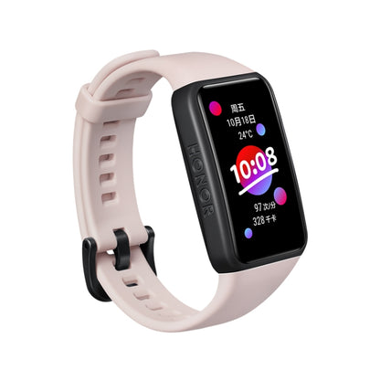 Original Huawei Honor Band 6 1.47 inch AMOLED Color Screen 50m Waterproof Smart Wristband Bracelet, NFC Version, Support Heart Rate Monitor / Information Reminder / Sleep Monitor(Pink) - Wearable Devices by Huawei | Online Shopping UK | buy2fix