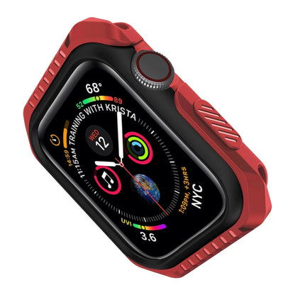 Smart Watch Shockproof Two Color Protective Case for Apple Watch Series 3 42mm(Red Black) - Watch Cases by buy2fix | Online Shopping UK | buy2fix