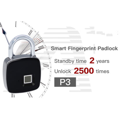 Anytek P3 Against Theft Non-password Electrically Intelligent Fingerprint Padlock - Padlocks by Anytek | Online Shopping UK | buy2fix