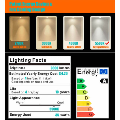 MANTOO PGL35 35W 230V 5500K 3900LM LED Light Bulb for Photography Lighting - LED Blubs & Tubes by MANTOO | Online Shopping UK | buy2fix