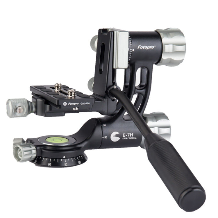 Fotopro E-7H Professional Gimbal Tripod Head (Black) - Tripod Heads by Fotopro | Online Shopping UK | buy2fix