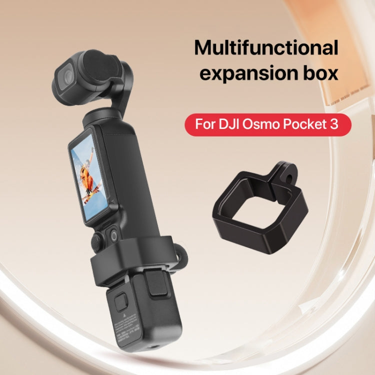 For DJI OSMO Pocket 3 Expansion Bracket Adapter (Black) - Mount & Holder by buy2fix | Online Shopping UK | buy2fix