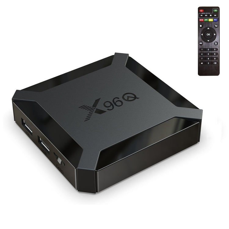 X96Q HD 4K Smart TV Box without Wall Mount, 4GB+64GB, Android 10.0, Allwinner H313 Quad Core ARM Cortex A53 , Support TF Card, HDMI, RJ45, AV, USB x 2 (AU Plug) - Allwinner H3 by buy2fix | Online Shopping UK | buy2fix