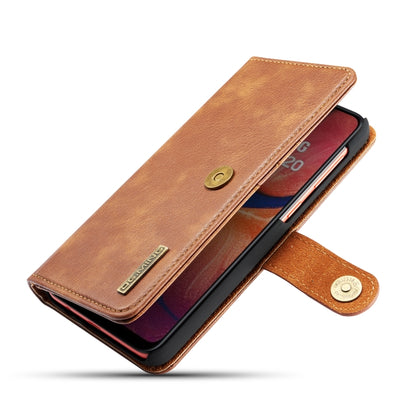 For Galaxy A20 & A30 & M10s DG.MING Crazy Horse Texture Flip Detachable Magnetic Leather Case with Holder & Card Slots & Wallet(Brown) - Galaxy Phone Cases by DG.MING | Online Shopping UK | buy2fix