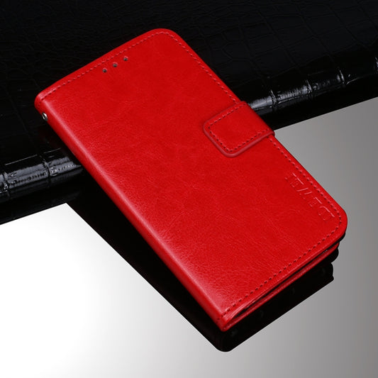 For Ulefone Armor 10 5G idewei Crazy Horse Texture Horizontal Flip Leather Case with Holder & Card Slots & Wallet(Red) - Ulefone Cases by idewei | Online Shopping UK | buy2fix