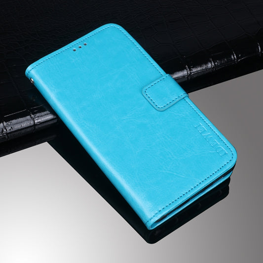 For Ulefone Armor 10 5G idewei Crazy Horse Texture Horizontal Flip Leather Case with Holder & Card Slots & Wallet(Sky Blue) - Ulefone Cases by idewei | Online Shopping UK | buy2fix