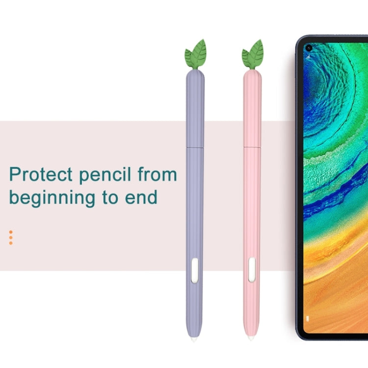 For Samsung Galaxy Tab S7 SM-870 / SM-T875 Fruit and Vegetable Shape Stylus Silicone Protective Case(Small Strawberry) - Pencil Accessories by buy2fix | Online Shopping UK | buy2fix