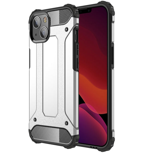 For iPhone 13 mini Magic Armor TPU + PC Combination Case (Silver) - iPhone 13 mini Cases by buy2fix | Online Shopping UK | buy2fix