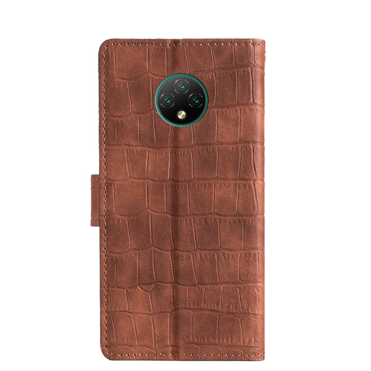 For Doogee X95 Skin Feel Crocodile Texture Magnetic Clasp Horizontal Flip PU Leather Case with Holder & Card Slots & Wallet(Brown) - More Brand by buy2fix | Online Shopping UK | buy2fix