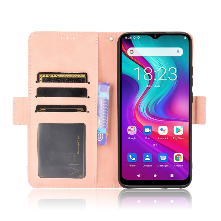 For Doogee X96 Pro Skin Feel Calf Pattern Horizontal Flip Leather Case with Holder & Card Slots & Photo Frame(Pink) - More Brand by buy2fix | Online Shopping UK | buy2fix