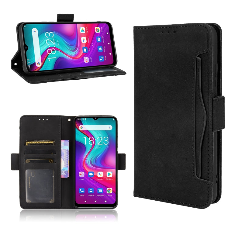 For Doogee X96 Pro Skin Feel Calf Pattern Horizontal Flip Leather Case with Holder & Card Slots & Photo Frame(Black) - More Brand by buy2fix | Online Shopping UK | buy2fix