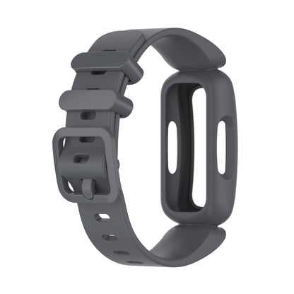 For Fitbit Ace 3 Silicone Integrated Watch Band(Grey) - Watch Bands by buy2fix | Online Shopping UK | buy2fix