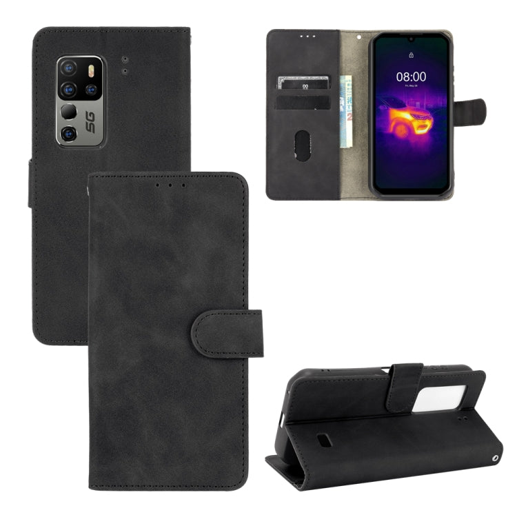 For Ulefone Armor 11T 5G Solid Color Skin Feel Magnetic Buckle Horizontal Flip Calf Texture PU Leather Case with Holder & Card Slots & Wallet(Black) - More Brand by buy2fix | Online Shopping UK | buy2fix