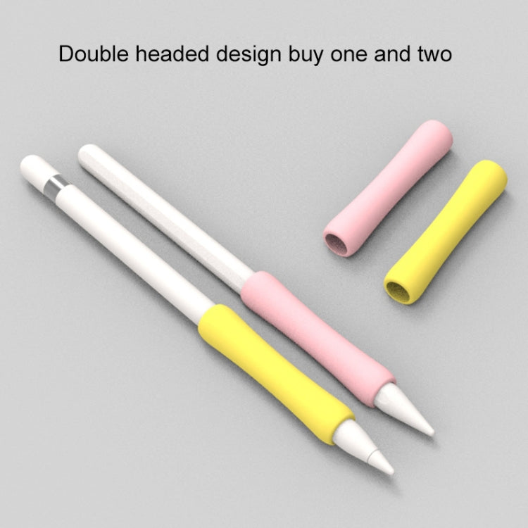 Stylus Touch Pen Silicone Protective Cover For Apple Pencil 1 / 2(Matcha Green) - Pencil Accessories by buy2fix | Online Shopping UK | buy2fix