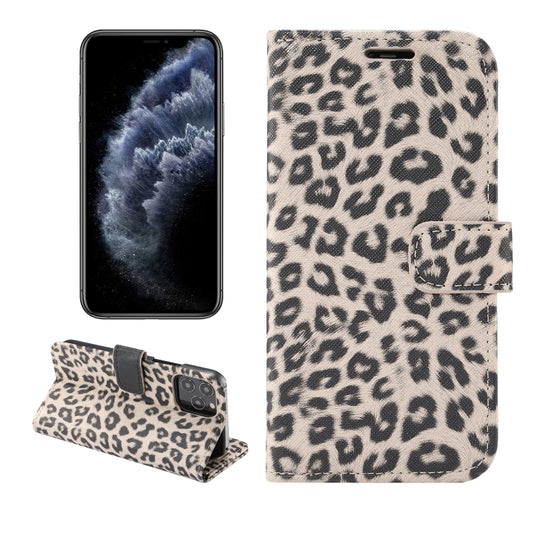 For iPhone 13 mini Leopard Pattern Horizontal Flip PC + PU Leather Case with Holder & Card Slots & Wallet (Brown) - iPhone 13 mini Cases by buy2fix | Online Shopping UK | buy2fix