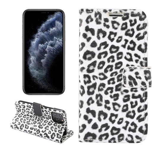 For iPhone 13 Pro Max Leopard Pattern Horizontal Flip PC + PU Leather Case with Holder & Card Slots & Wallet (White) - iPhone 13 Pro Max Cases by buy2fix | Online Shopping UK | buy2fix