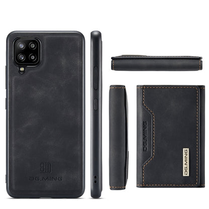 For Samsung Galaxy A42 5G DG.MING M2 Series 3-Fold Multi Card Bag Back Cover Shockproof Case with Wallet & Holder Function(Black) - Galaxy Phone Cases by DG.MING | Online Shopping UK | buy2fix