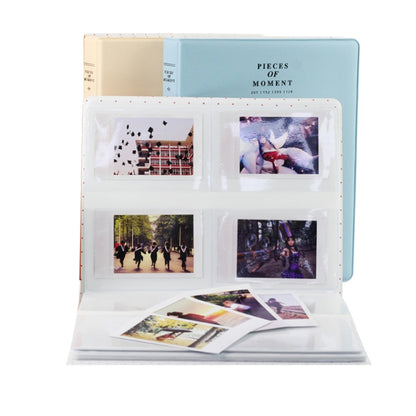 128 Pockets Photo Book Album Name Card Holder for Fujifilm Instax Mini 8 /7s /70 /25 /50s /90(Grey White) - Photo Albums & Photo Frames by buy2fix | Online Shopping UK | buy2fix