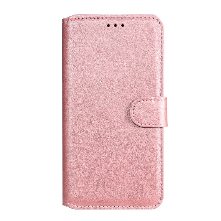 Classic Calf Texture PU + TPU Horizontal Flip Leather Case with Holder & Card Slots & Wallet For vivo Y72 5G(Rose Gold) - vivo Cases by buy2fix | Online Shopping UK | buy2fix