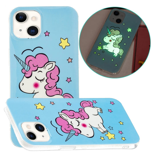 For iPhone 13 mini Luminous TPU Soft Protective Case (Star Unicorn) - iPhone 13 mini Cases by buy2fix | Online Shopping UK | buy2fix