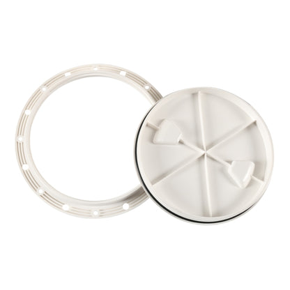 A5943 8 inch Boat / Yacht Round Deck Cover Hatch Case with Screws - Marine Accessories & Parts by buy2fix | Online Shopping UK | buy2fix