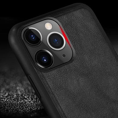 For iPhone 11 SULADA Shockproof TPU + Handmade Leather Protective Case(Black) - iPhone 11 Cases by SULADA | Online Shopping UK | buy2fix