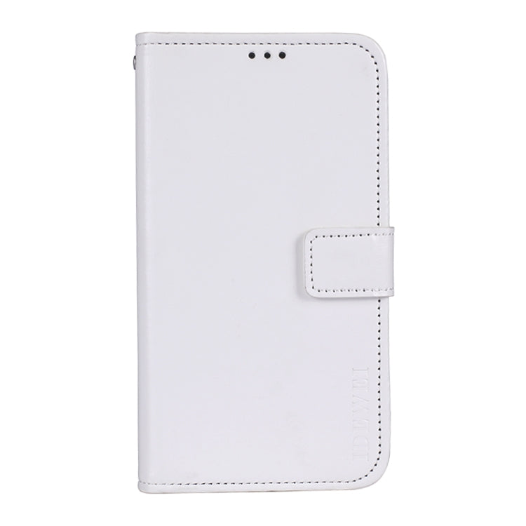 idewei Crazy Horse Texture Horizontal Flip Leather Case with Holder & Card Slots & Wallet For Motorola Edge 20(White) - Motorola Cases by idewei | Online Shopping UK | buy2fix