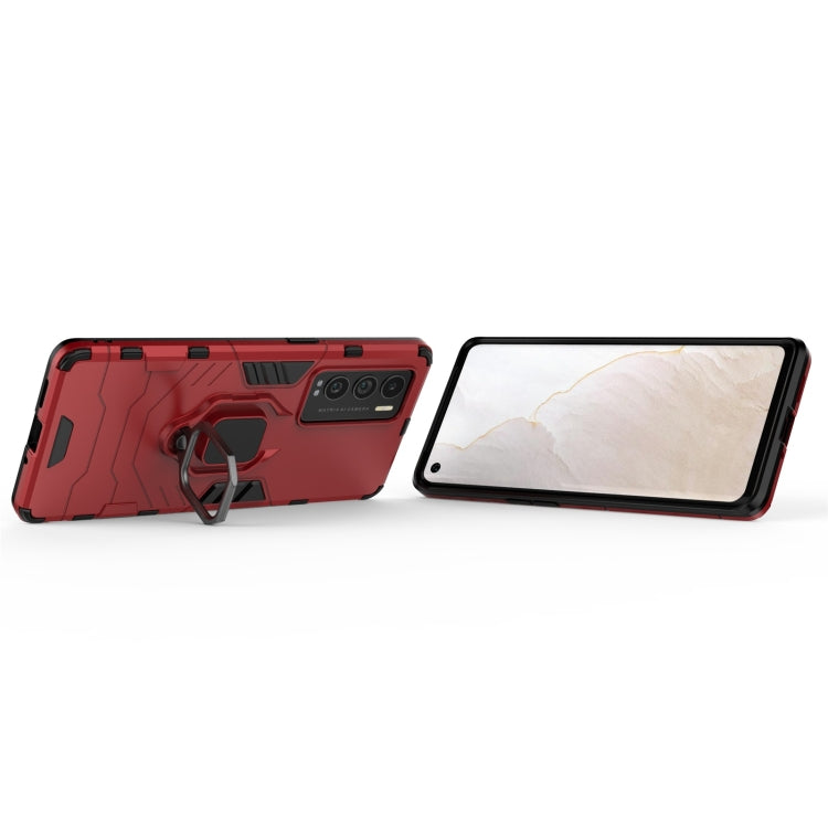 For OPPO Realme GT Explorer Master Shockproof PC + TPU Protective Case with Magnetic Ring Holder(Red) - Realme Cases by buy2fix | Online Shopping UK | buy2fix