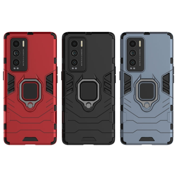 For OPPO Realme GT Explorer Master Shockproof PC + TPU Protective Case with Magnetic Ring Holder(Red) - Realme Cases by buy2fix | Online Shopping UK | buy2fix