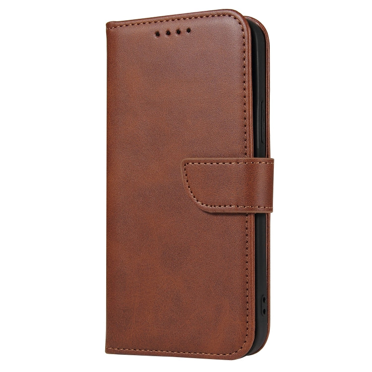 For iPhone 13 Calf Texture Buckle Horizontal Flip Leather Case with Holder & Card Slots & Wallet(Brown) - iPhone 13 Cases by buy2fix | Online Shopping UK | buy2fix