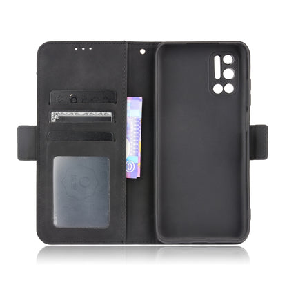 For Doogee N40 Pro Skin Feel Calf Pattern Horizontal Flip Leather Case with Holder & Card Slots & Photo Frame(Black) - More Brand by buy2fix | Online Shopping UK | buy2fix