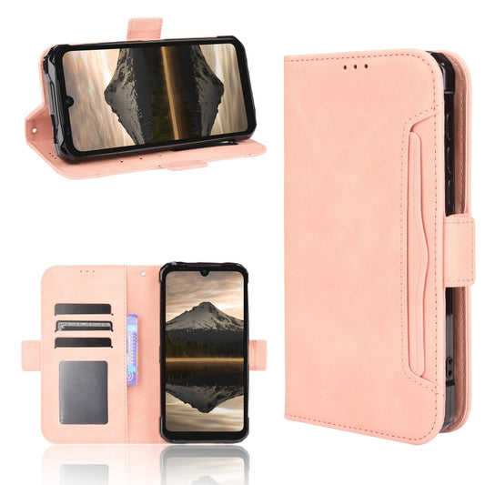 For Doogee S86 / S86 Pro Skin Feel Calf Pattern Horizontal Flip Leather Case with Holder & Card Slots & Photo Frame(Pink) - More Brand by buy2fix | Online Shopping UK | buy2fix