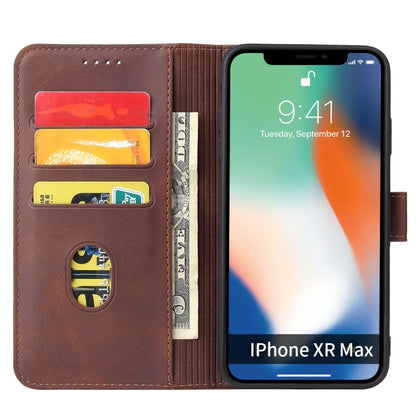 For iPhone X / XS Calf Texture Buckle Horizontal Flip Leather Case with Holder & Card Slots & Wallet(Brown) - More iPhone Cases by buy2fix | Online Shopping UK | buy2fix