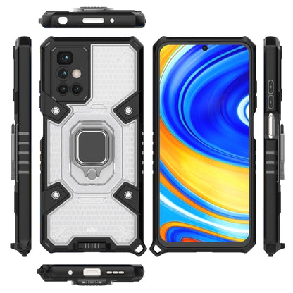 For Xiaomi Redmi 10 Space PC+TPU Shockproof Case with Ring Holder(White) - Xiaomi Cases by buy2fix | Online Shopping UK | buy2fix