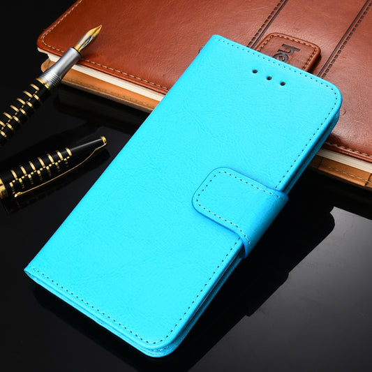 For Ulefone Note 10 Crystal Texture Horizontal Flip Leather Case with Holder & Card Slots & Wallet(Light Blue) - Ulefone Cases by buy2fix | Online Shopping UK | buy2fix