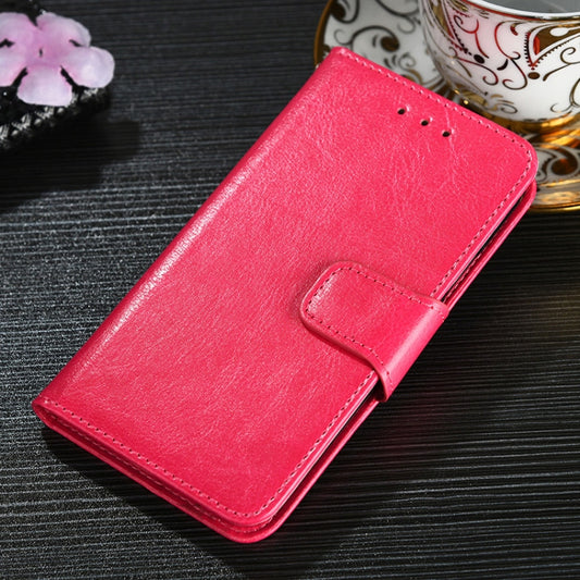 For Ulefone Note 10 Crystal Texture Horizontal Flip Leather Case with Holder & Card Slots & Wallet(Rose Red) - Ulefone Cases by buy2fix | Online Shopping UK | buy2fix