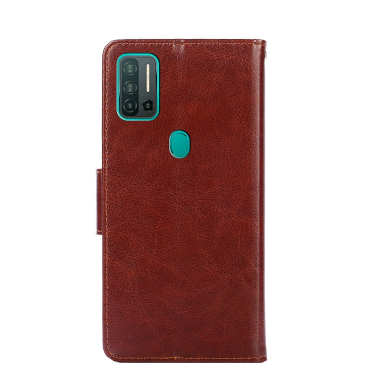 For Ulefone Note 11P Crystal Texture Horizontal Flip Leather Case with Holder & Card Slots & Wallet(Brown) - More Brand by buy2fix | Online Shopping UK | buy2fix