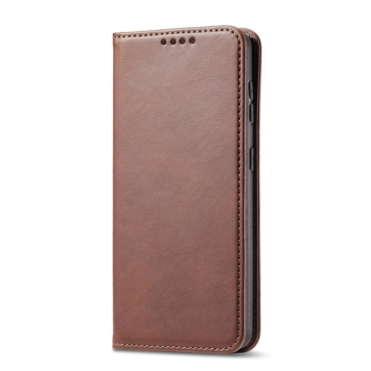 For Xiaomi Redmi 9C Calf Texture Magnetic Horizontal Flip Leather Case with Holder & Card Slots & Wallet(Brown) - Xiaomi Cases by buy2fix | Online Shopping UK | buy2fix