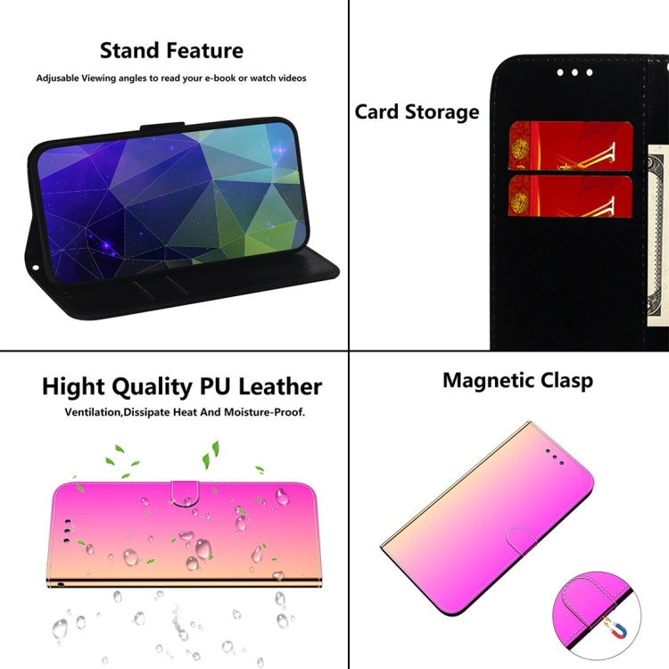 For Huawei P30 Pro Imitated Mirror Surface Horizontal Flip Leather Case with Holder & Card Slots & Wallet & Lanyard(Gradient Color) - Huawei Cases by buy2fix | Online Shopping UK | buy2fix