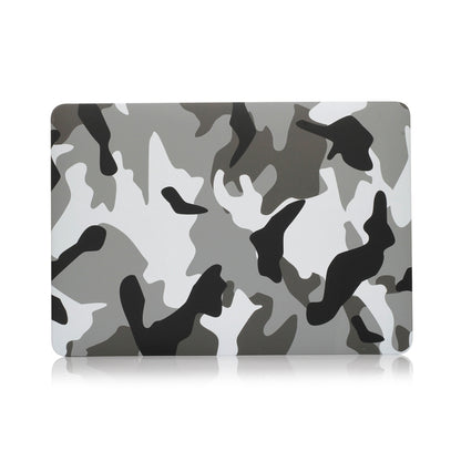 Camouflage Pattern Laptop Water Decals PC Protective Case For MacBook Pro 16 inch A2141(Grey Camouflage) - MacBook Pro Cases by buy2fix | Online Shopping UK | buy2fix