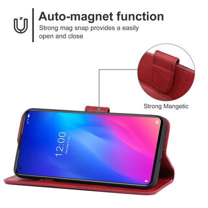 Leather Phone Case For DOOGEE N30(Red) - More Brand by buy2fix | Online Shopping UK | buy2fix