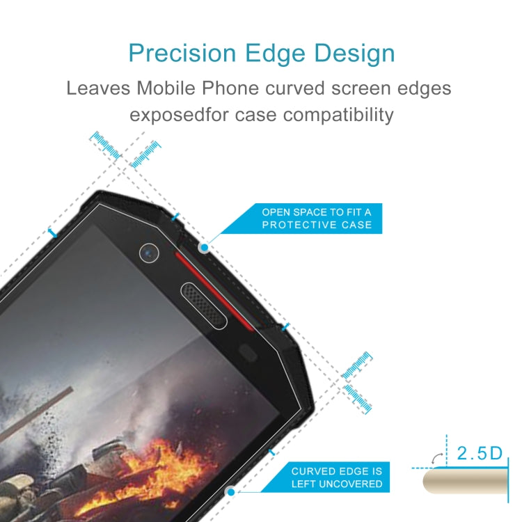 50 PCS 0.26mm 9H 2.5D Tempered Glass Film For Doogee S70 Lite - For Doogee by YAOMAISI | Online Shopping UK | buy2fix