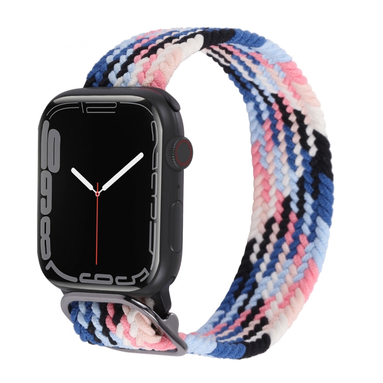 Nylon Braid Strap Watch Band For Apple Watch Ultra 49mm&Watch Ultra 2 49mm / Series 9&8&7 45mm / SE 3&SE 2&6&SE&5&4 44mm / 3&2&1 42mm(49) - Watch Bands by buy2fix | Online Shopping UK | buy2fix