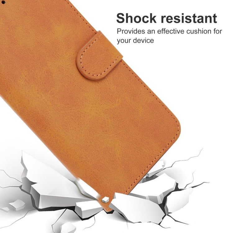 Leather Phone Case For Doogee Y8C / X90(Brown) - More Brand by buy2fix | Online Shopping UK | buy2fix