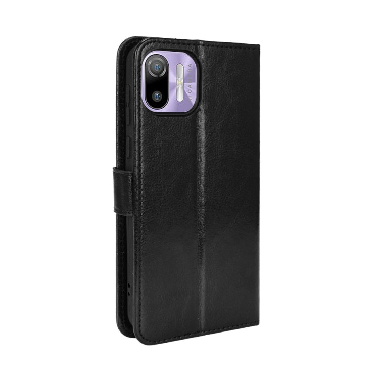 For Ulefone Note 6/ Note 6P Retro Crazy Horse Texture Leather Phone Case(Black) - Ulefone Cases by buy2fix | Online Shopping UK | buy2fix
