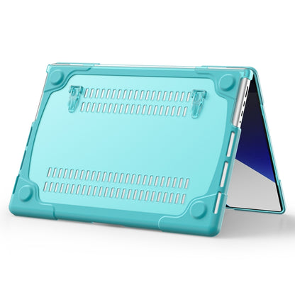 TPU + PC Two Color Laptop Protective Case For MacBook Pro 14.2 inch A2442 2021(Light Blue) - MacBook Pro Cases by buy2fix | Online Shopping UK | buy2fix