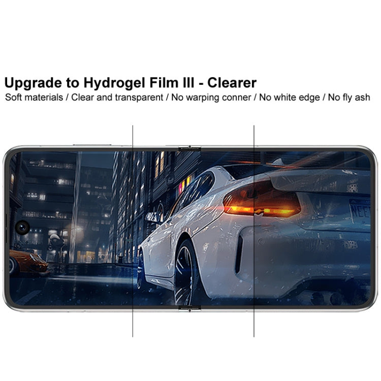 1 Sets imak Curved Full Screen Hydrogel Film (Outer Screen + Back + Inner Screen) For Huawei P50 Pocket - Huawei Tempered Glass by imak | Online Shopping UK | buy2fix