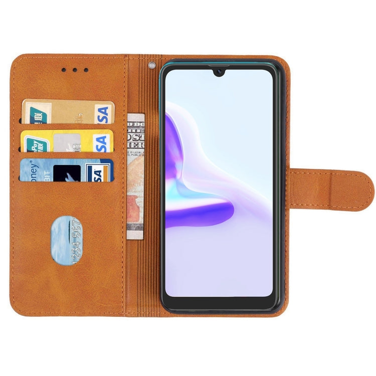 Leather Phone Case For Blackview A50(Brown) - More Brand by buy2fix | Online Shopping UK | buy2fix
