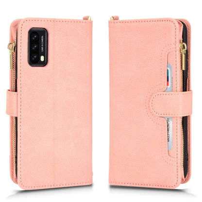 For Blackview A90 Litchi Texture Zipper Leather Phone Case(Pink) - More Brand by buy2fix | Online Shopping UK | buy2fix