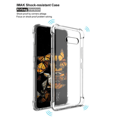 For LG G8X ThinQ / V50S ThinQ 5G IMAK All-inclusive Shockproof Airbag TPU Case with Screen Protector(Transparent) - LG by imak | Online Shopping UK | buy2fix